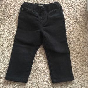 12-18 month boys black skinny jeans.